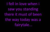 Taylor-Swift-Today-Was-A-Fairytale-with-lyrics