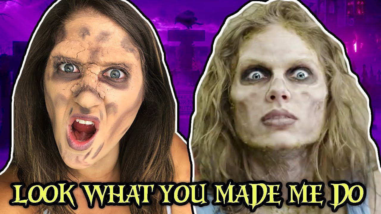 Zombie Taylor Swift Transformation Tutorial  Spooky Taylor Swift 